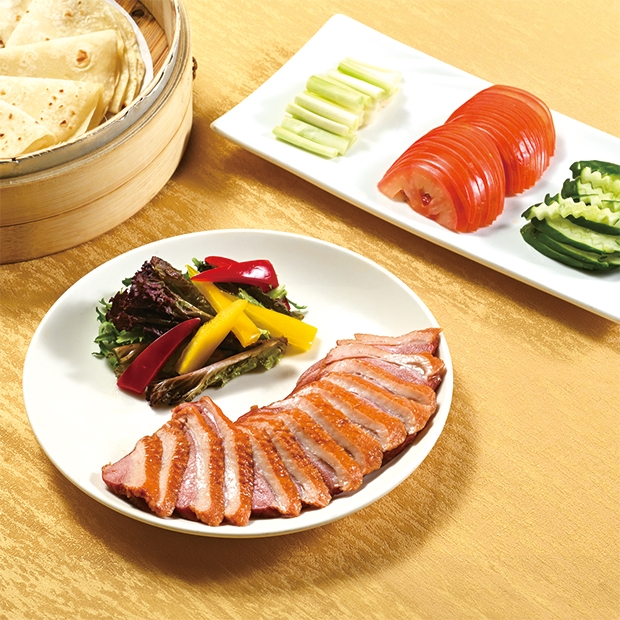 香煎糖醋櫻桃鴨胸(附夾餅、佐料)